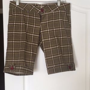 Plaid Bermuda Shorts
